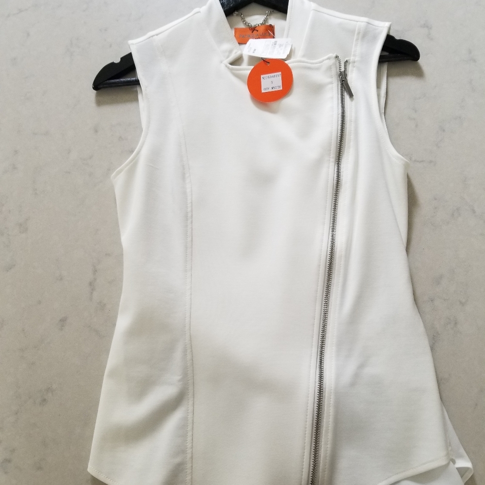 Patrizia Luca Milano Moto Vest/Topper Size Small